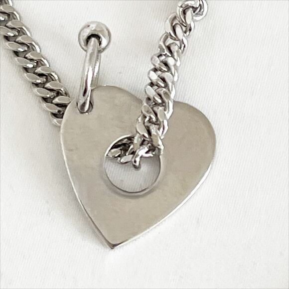 DIOR Vintage Hardcore Pierced Heart Bracelet SS04 by John Galliano - Picture 5 of 12